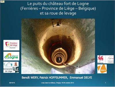 Puits du château fort de Logne - Ferrières - Belgique
